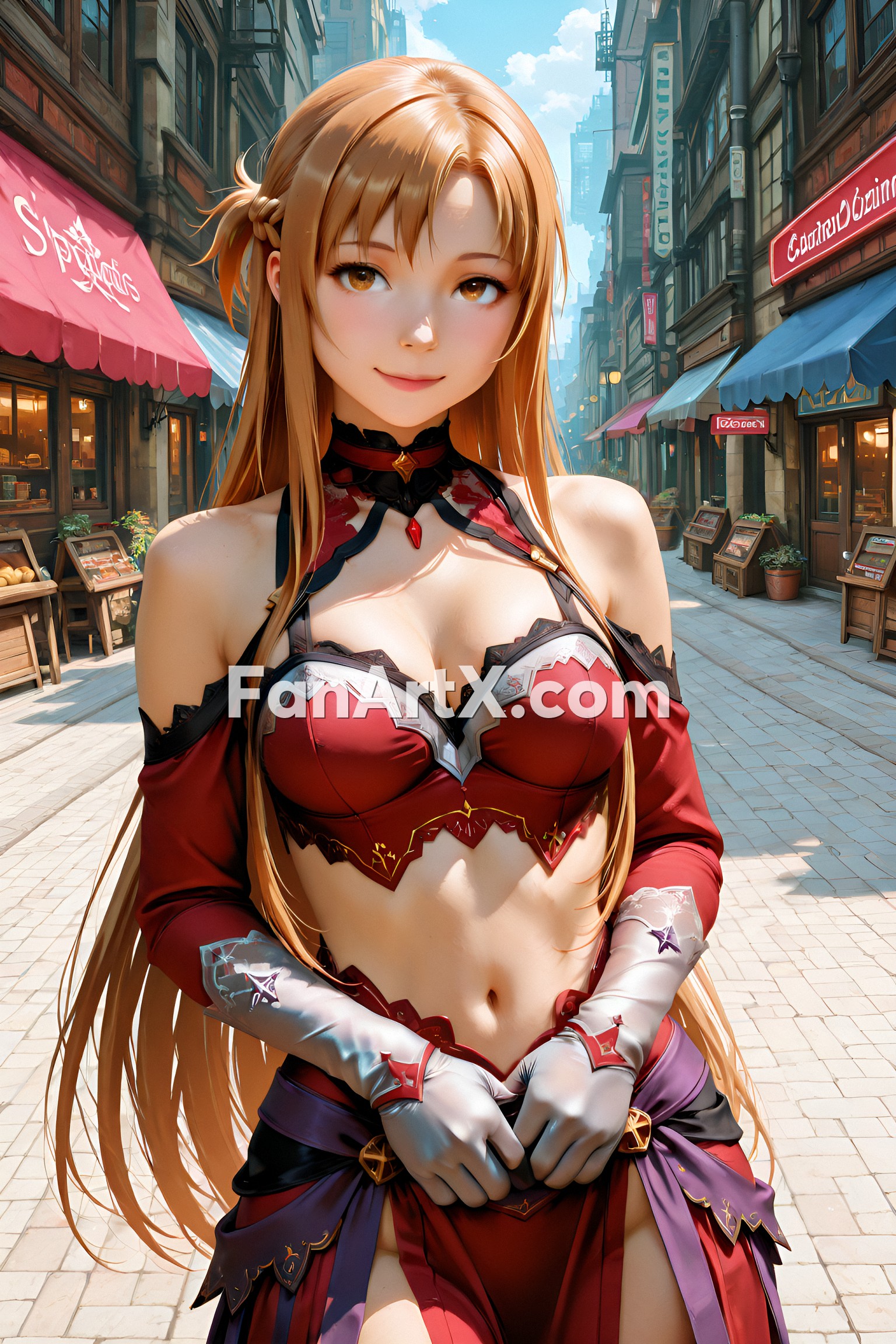 Sao Asuna Yuuki Fanart - Sword Art Online character 7299788